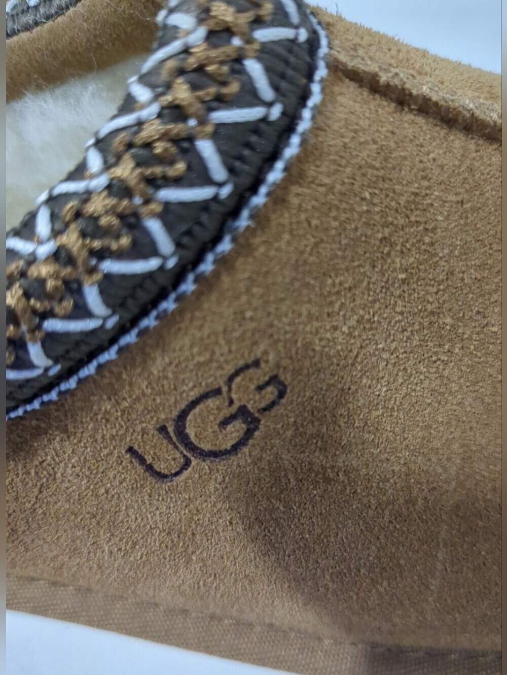 UGG™ Tasman Chestnut Slip-On Shearling Lined Slippers Size 7 New - Picture 7 of 12